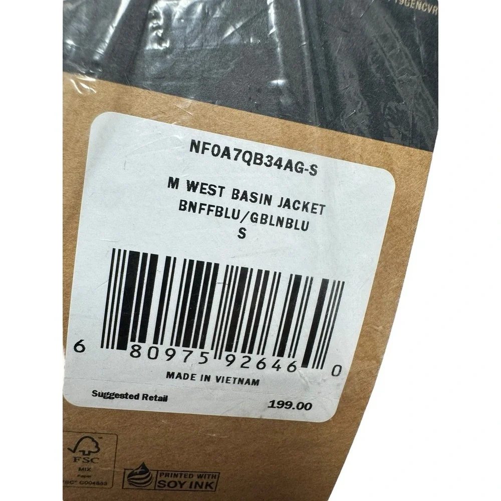 The North Face West Basin DryVent Jacket‎ NFOA7QB34AG  Men's Size S